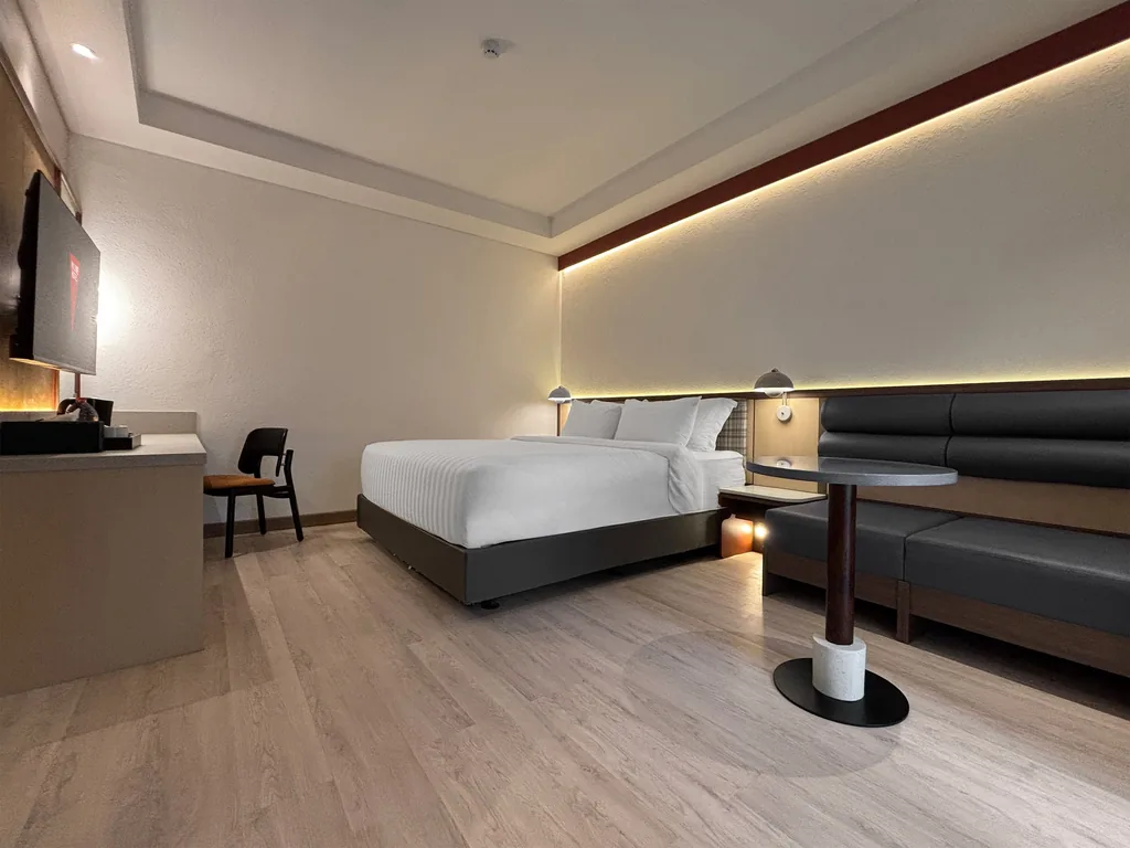 Inside the Flamenco Room at Volume Hotel Bandung, photo 2 of 11